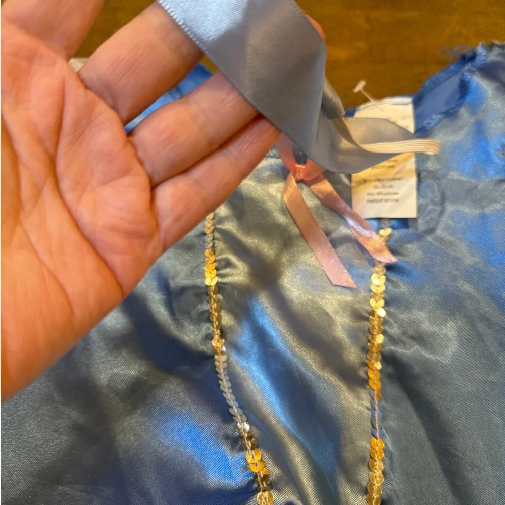 Disney Cinderella Shimmer Blue Princess Sz 4+
Costume Dress Top Skirt Headband - Picture 13 of 13